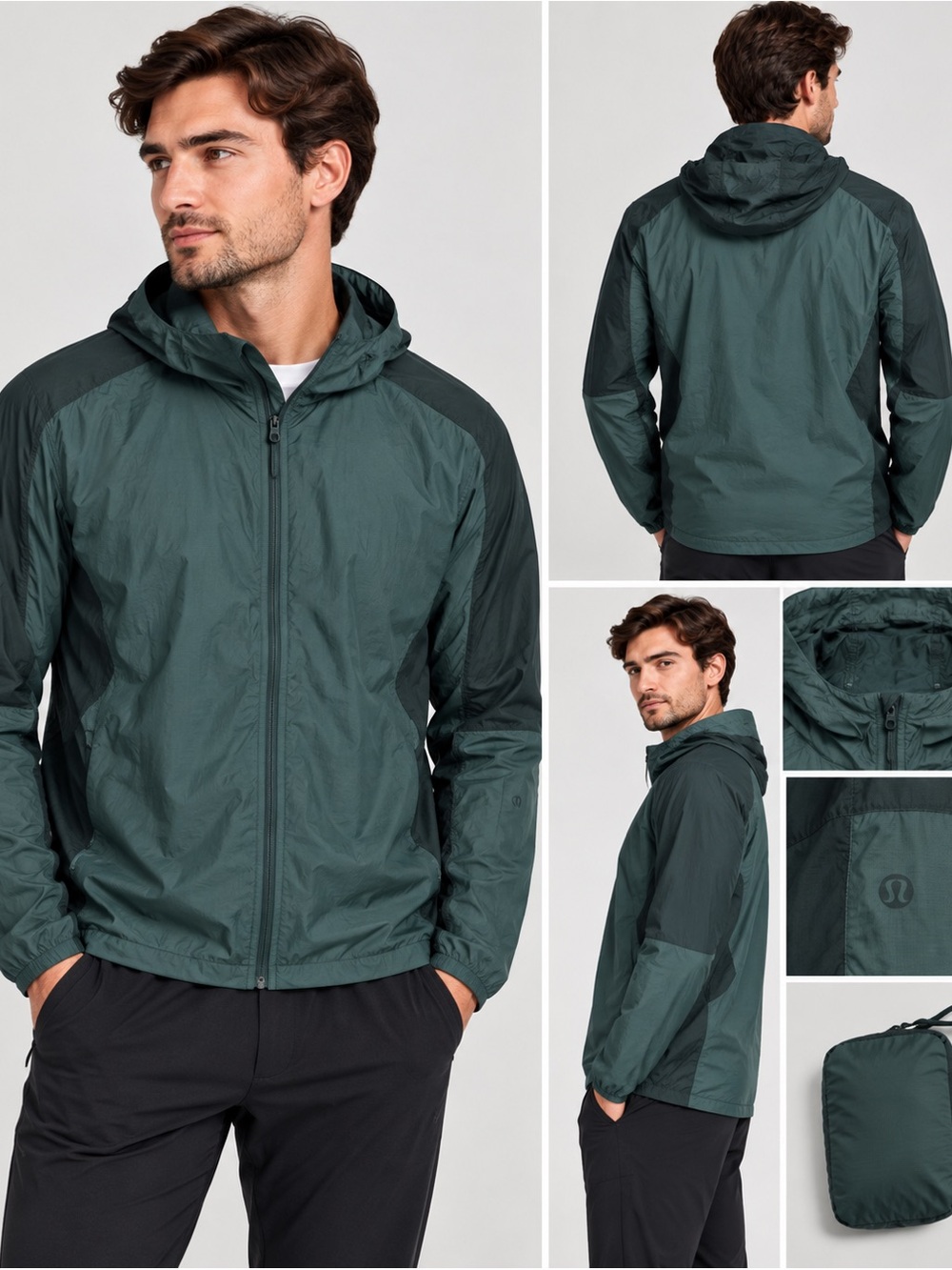 Lululemon Men's Packable Windbreaker Jacket Sz S